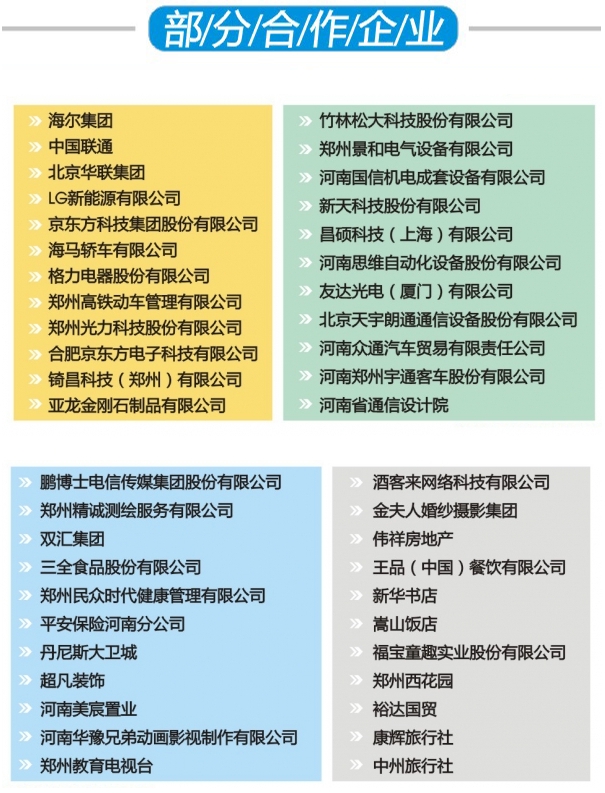 鄭州市電子信息工程學(xué)校合作企業(yè)